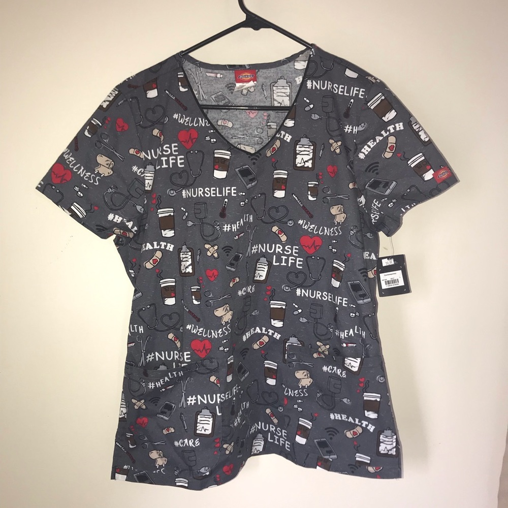 NURSE scrub top
